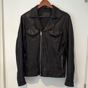 All Saints | Leather Moto Jacket